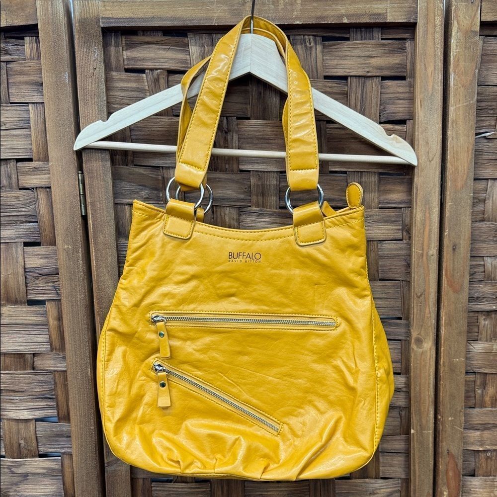 Buffalo David Bitton Mustard Tote Bag